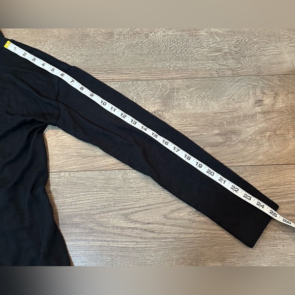 Banana Republic Luxespun Hoodie Women’s SM Black   V-Neck Pockets Soft Pullover - Picture 12 of 14